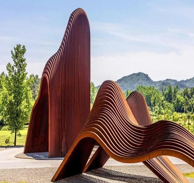 平塘锈钢板造型