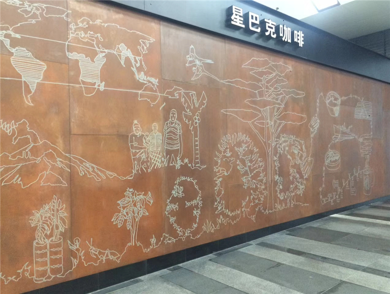 平塘耐候钢幕墙